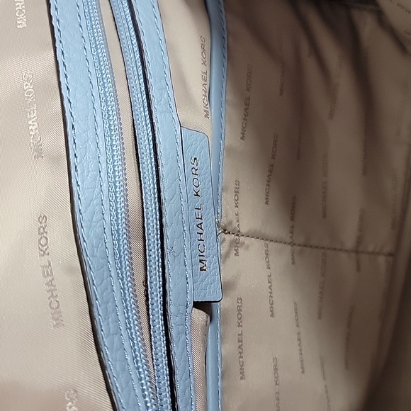 Micheal Kors Light Blue Large Tote - Picture 11 of 13